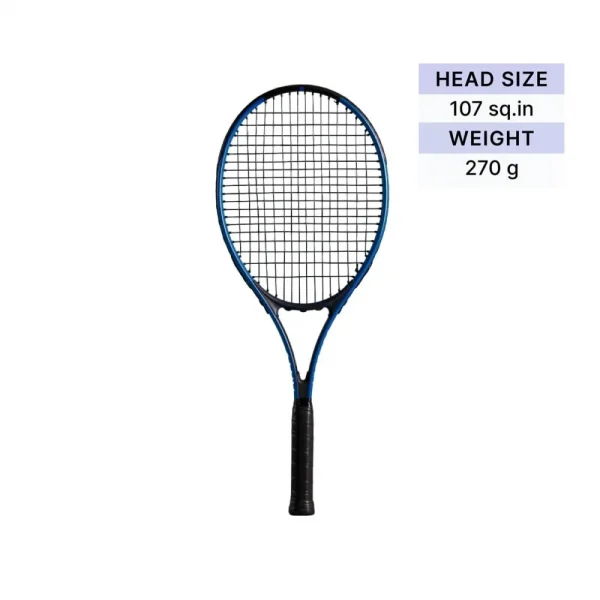 Decathlon Aluminum Tennis Racket for Adults (Blue & Black) - Hình ảnh 3