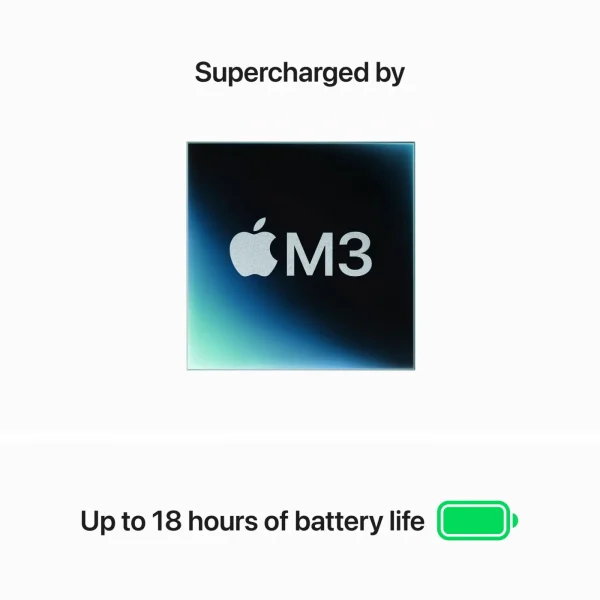 Apple MacBook Air M3 (13.6 inch, 8GB, 256GB, macOS) - Hình ảnh 5